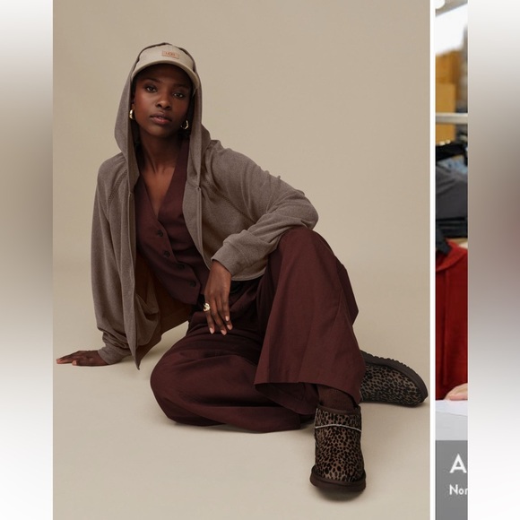 UGG Classic Ultra Mini Caspian Genuine Calf Hair Bootie. 7M. Cheetah print. New - Picture 7 of 11